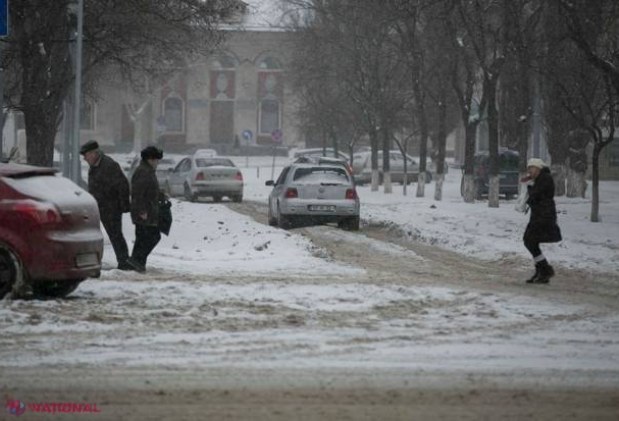 Codul galben al meteorologilor s-a transformat în Cod PORTOCALIU de ninsori puternice pentru câteva raioane din R. Moldova. Unde va ninge cel mai mult