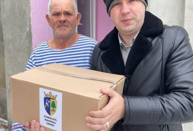 FOTO // Peste 8 000 de pensionari din Orhei au primit DARURI de la echipa lui Ilan Șor, cu ocazia sărbătorilor de iarnă