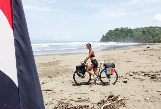 AVENTURĂ // Tânăra originară din R. Moldova care a străbătut ȘAPTE state dintre cele două Americi pe BICICLETĂ și a cheltuit câte cinci dolari pe zi