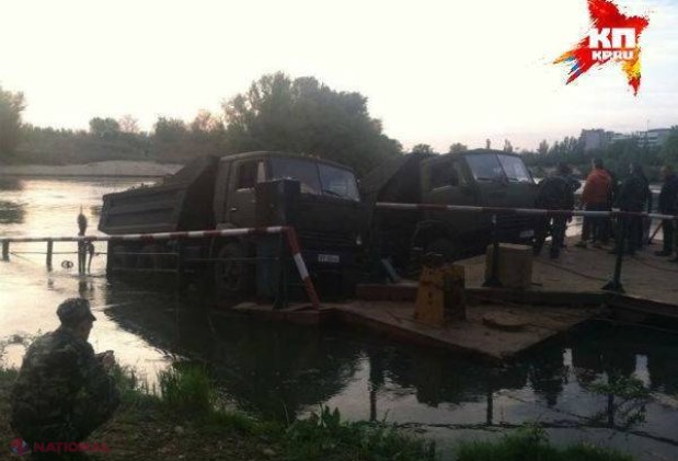 FOTO / / Două camioane s-au scufundat în Nistru. Cum a fost posibil