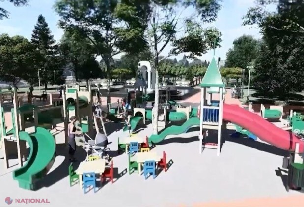 FOTO // La Taraclia s-a dat STARTUL reconstrucției capitale a PARCULUI central din oraș, la inițiativa lui Ilan Șor