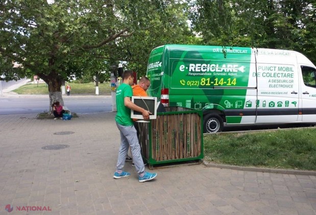 Acțiune INEDITĂ la Chișinău. Toate deșeurile și echipamentele electrice și electronice vor fi colectate 