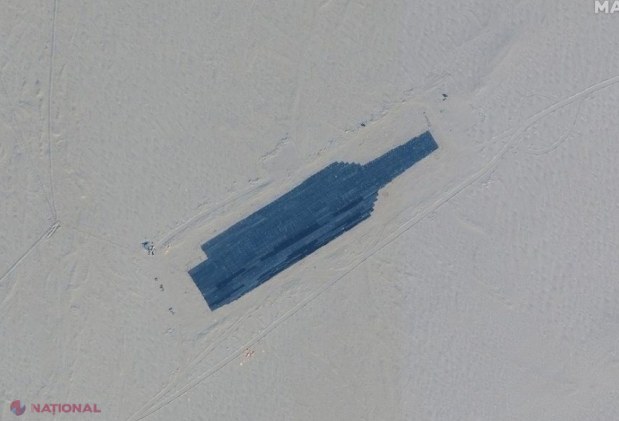 FOTO // Chinezii șochează din nou și îi alarmează pe americani. Ce au CONSTRUIT într-un deșert se vede din satelit