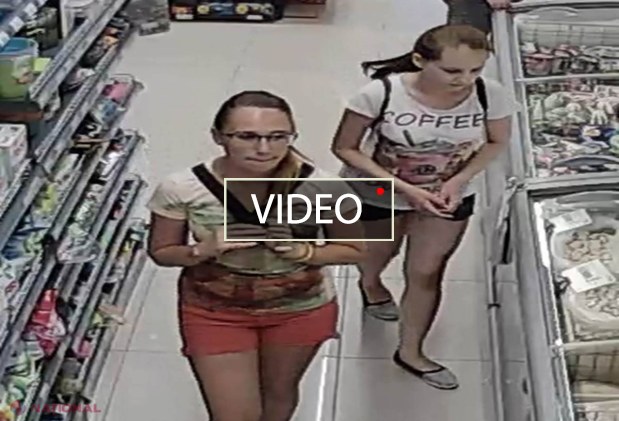RIDICOL // Ce au putut să FURE două tinere dintr-un market situat în Chișinău: Poliția le caută