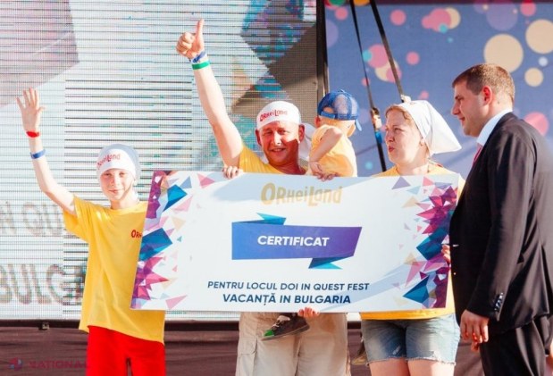FOTO // La „OrheiLand” a fost organizat cel mai grandios eveniment pentru familii: „Quest-Fest”. Trei familii au câștigat sejururi în Turcia și Bulgaria
