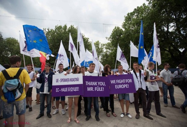 REPORTAJ FOTO // Ziua Europei la Chișinău!
