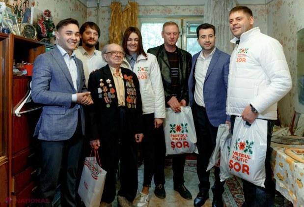 FOTO // „ICRE ROȘII” pentru masa de sărbătoare a veteranilor. Ce mai conțin pachetele oferite de Partidul „ȘOR”