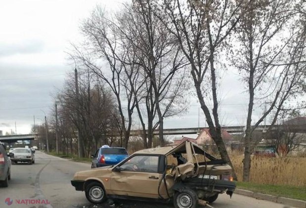 Accident pe strada Albișoara din capitală