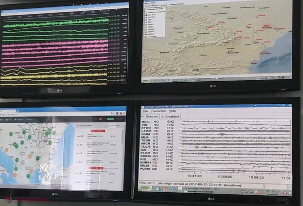 Seismologii din R. Moldova au înregistrat un CUTREMUR cu magnitudinea 4,7, produs astăzi 