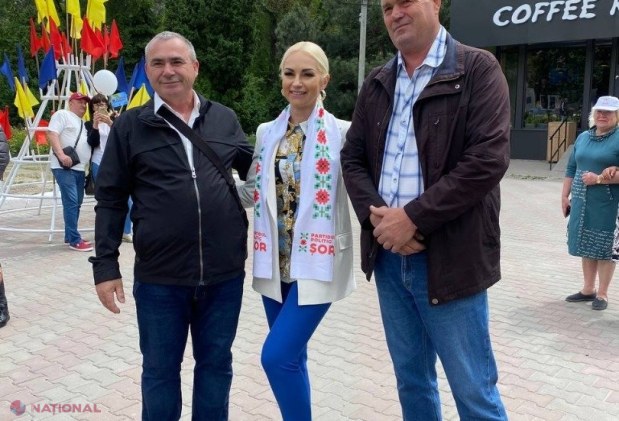 Echipa Partidului „ȘOR”, în frunte cu Marina Tauber, le-au împărțit bălțenilor flori, în semn de recunoștință și respect