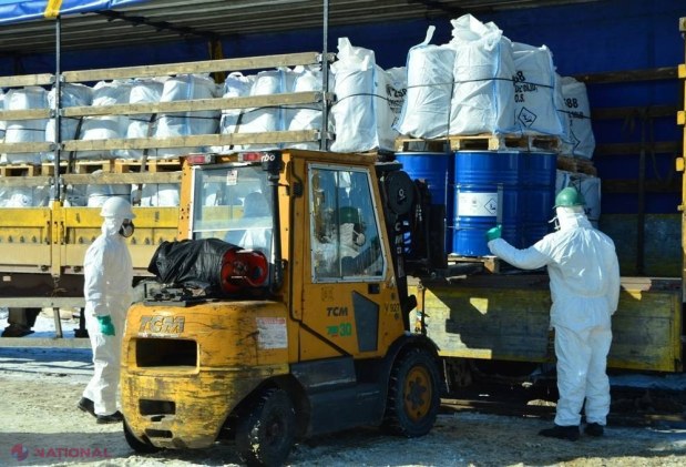 Tone de pesticide din R. Moldova, expediate astăzi spre Polonia 