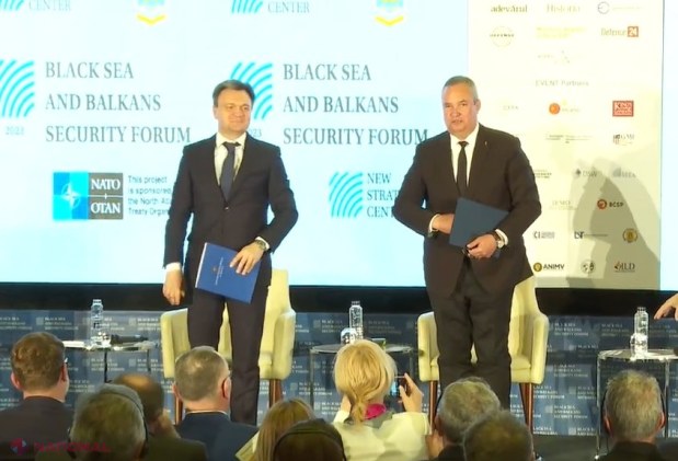 VIDEO // Aderarea R. Moldova la NATO nu mai este TABU. Recean a recunoscut la București că R. Moldova trebuie să-și asigure SECURITATEA pe termen lung: „Mi-am asumat un rol important în acest sens… Trebuie să avem o discuție sinceră cu cetățenii”