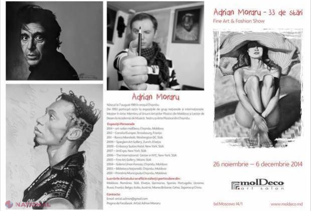 Pictură în „33 de stări”, la Chișinău