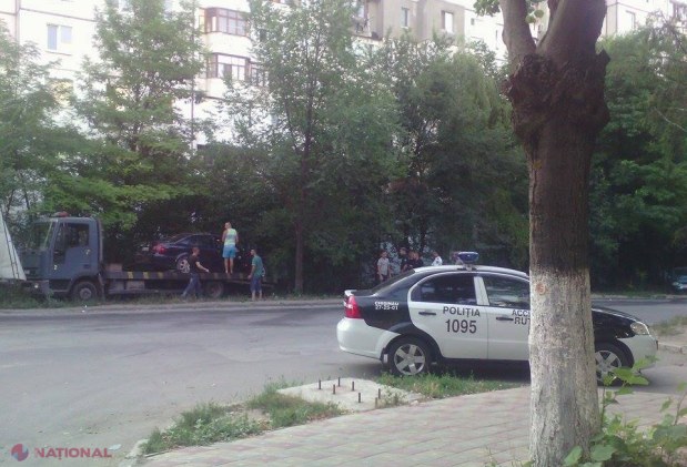 FOTO // ACCIDENT pe strada Costiujeni din capitală