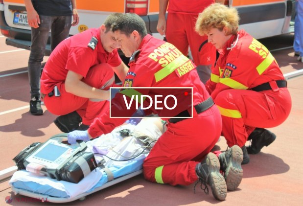 VIDEO // O fetiță de cinci ani din R. Moldova, INTOXICATĂ cu „Paracetamol” și aflată în stare gravă, transportată cu un elicopter SMURD la București