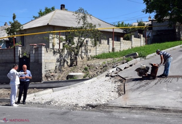 FOTO // La inițiativa lui Ilan Șor, încă o stradă principală din Orhei va fi complet RENOVATĂ