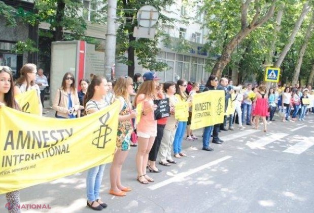 Marșul care a avut loc azi la Chişinău