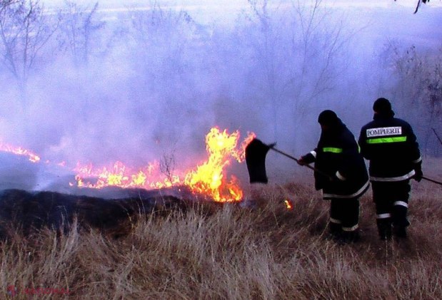 Patruzeci de INCENDII în ultimele 24 de ore în R. Moldova