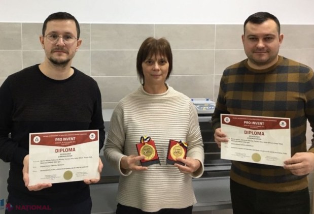 INVENȚII // Turbină eoliană cu ax orizontal, iaurt fără lactoză sau îmbrăcăminte smart: MARELE Premiu, 19 medalii de AUR și patru de ARGINT pentru Universitatea Tehnică a Moldovei la Salonul Internațional PRO INVENT-2021 de la Cluj