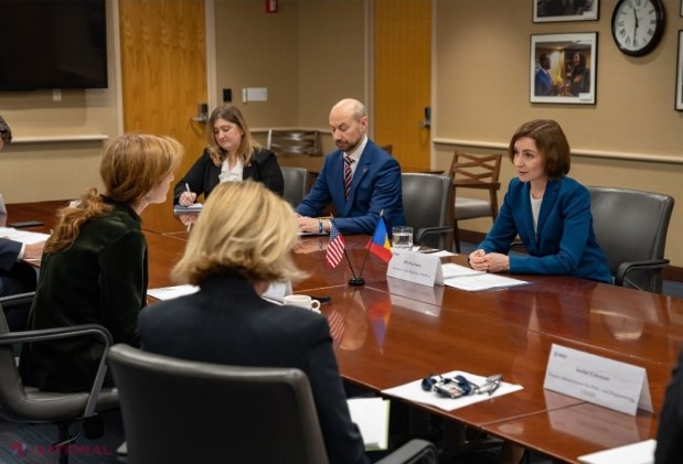 FOTO // Maia Sandu, întrevedere la Washington cu Nancy Pelosi, PRIMA femeie din istoria SUA care deține funcția de președinte al Camerei Reprezentanților. RĂZBOIUL pornit de Putin în Ucraina și criza energetică, principalele teme abordate