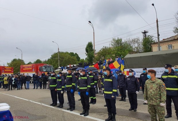 FOTO, VIDEO // IMAGINI cu DRONA: Ce era în cele 20 de CAMIOANE trimise de către România în R. Moldova