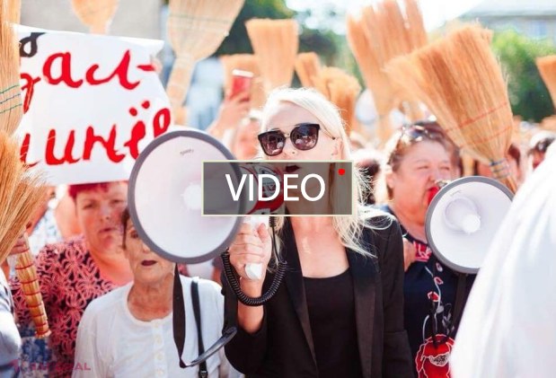 VIDEO // Vicepreședinta Partidului Șor intimidează și „mătură” un jurnalist la Orhei: „Marș afară!”; „Duceți-vă de-aici, uăăăi”