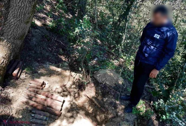 FOTO // Ofițerii centrului ANTITERORIST al SIS au depistat un întreg arsenal de BOMBE