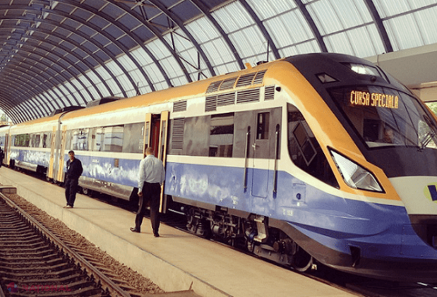 Mai MULTE curse de tren din Chișinău spre România