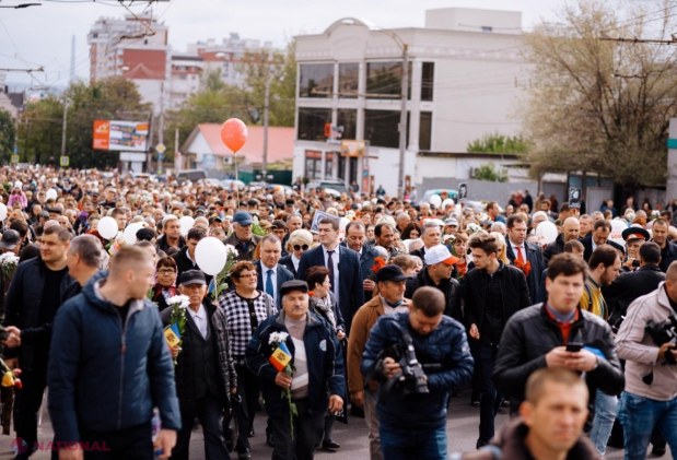 Partidul „ȘOR” susține că „Marșul Victoriei”, organizat de formațiune, a adunat peste 15 mii de persoane