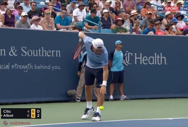 FOTO // Performanță ULUITOARE pentru Radu Albot. Cel mai bun tenisman din R. Moldova a trecut de croatul Marin Cilic în primul tur de la Cincinnati 2019