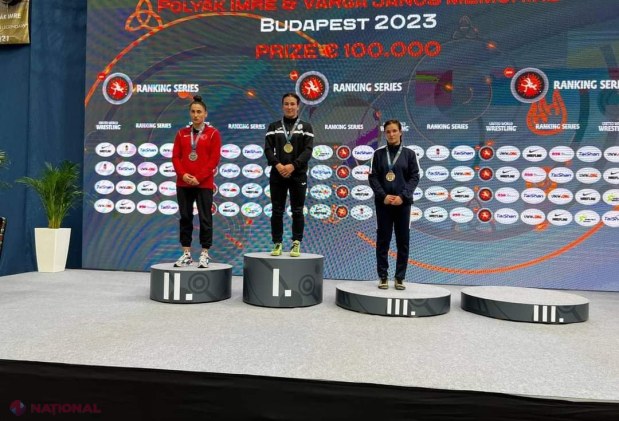 FOTO // Irina Rângaci și Victor Ciobanu aduc de la Budapesta două MEDALII de aur și bronz. Luptătorii noștri au avut dueluri SPECTACULOASE