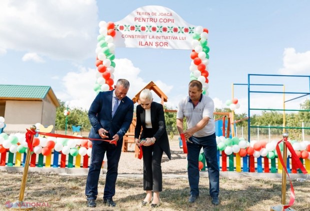 FOTO // Programul „Câte un teren de joacă pentru copii în fiecare sat” prinde TURAȚII. Încă în două sate au fost inaugurate terenuri de joacă pentru copii, în cadrul proiectului Partidului „ȘOR”