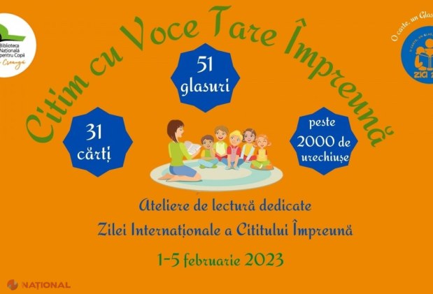 Ministrul Culturii, Sergiu Prodan, va citi cu voce tare copiilor din R. Moldova și România