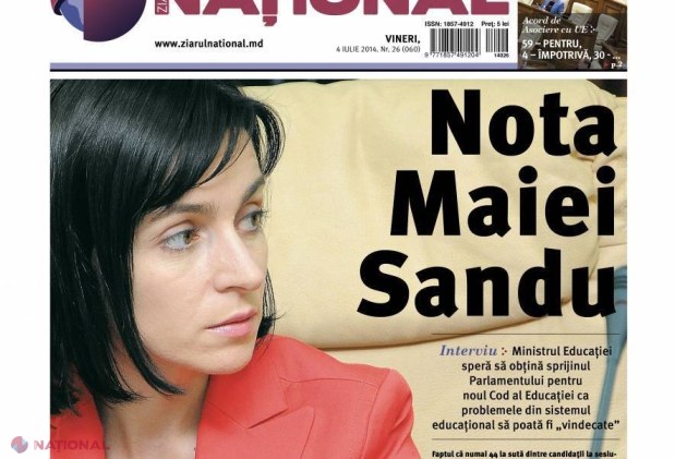 NOTA Maiei Sandu