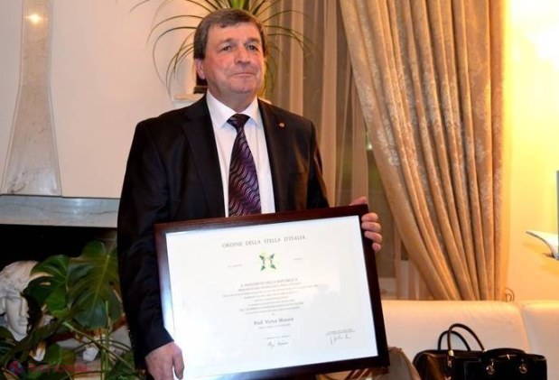 Un profesor din R. Moldova, DECORAT cu cea mai înaltă distincție din Italia