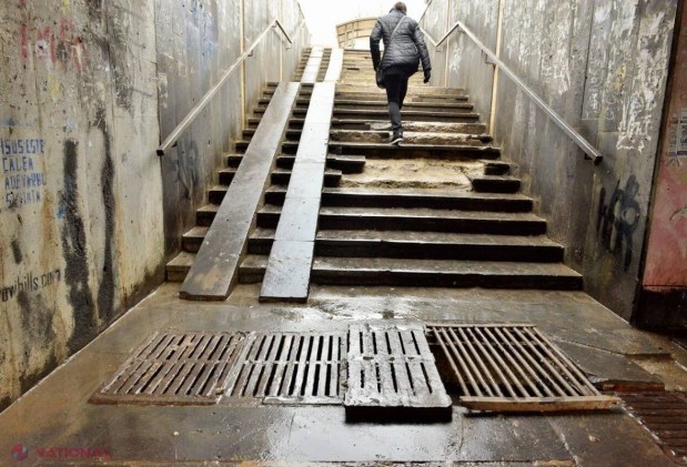 FOTO // Silvia Radu a dispus începerea lucrărilor de reparație a PASAJULUI subteran de pe viaduct