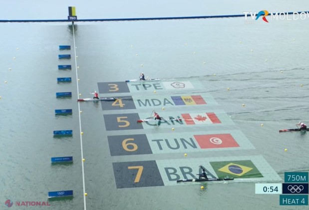 GALERIE FOTO // Canoistul Serghei Tarnovschi, calificare sigură în semifinalele probei de canoe simplu pe distanța de 1 000 de metri. Sportivul nostru a terminat pe PRIMUL loc seria și va lupta pentru MEDALIA olimpică