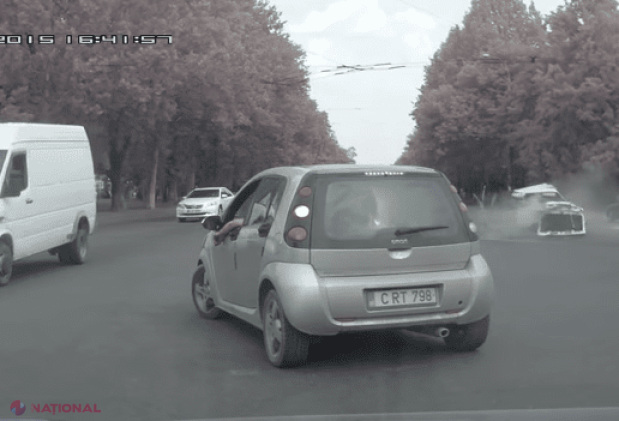 VIDEO // Accident ÎNGROZITOR în capitală, surprins de o cameră de bord. O femeie a decedat