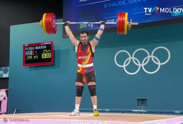 R. Moldova ratează la mustață cea de-a CINCEA medalie la Jocurile Olimpice. Lui Marin Robu nu i-a ajuns un singur kilogram pentru a urca pe podiumul de premiere
