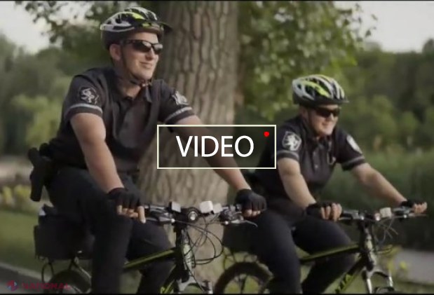 VIDEO // Patrularea pe BICICLETE în R. Moldova, un serviciu inspirat de la americani