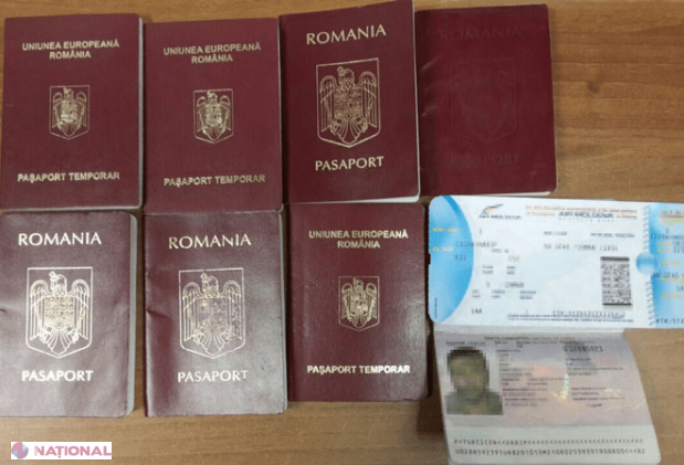 Reținut pe aeroportul din Chișinău cu șapte pașapoarte românești false