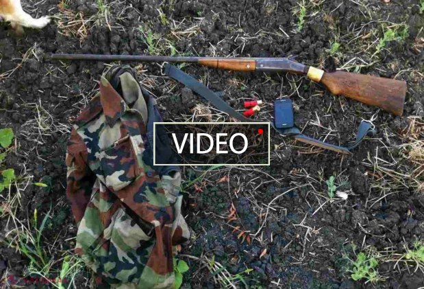 VIDEO // Braconier, luat pe sus de oamenii legii: Se ascundea în pădure ca să vâneze ilegal