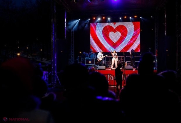 FOTO // Ilan Șor, la concertul de Ziua Îndrăgostiților: „Orheiul este orașul iubirii și al dragostei”