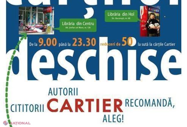 „Noaptea Cărților Deschise”: Unde și când veți putea procura cărți la JUMĂTATE de preț în Chișinău