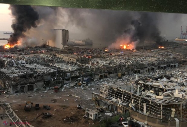 UPDATE, VIDEO // PANICĂ în capitala Libanului. Deflagraţie de proporţii în portul din Beirut. 50 de MORŢI şi circa 3 000 de răniţi