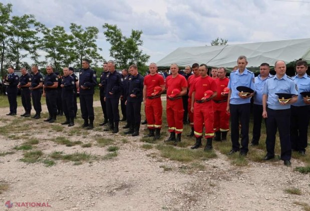 FOTO // Eroii de la SMURD România, care au decedat într-un accident aviatic în timp ce salvau vieţi în R. Moldova, comemoraţi la Haragâş