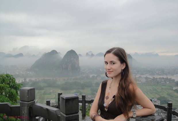 FOTO O basarabeancă, actriță într-un film din China! 