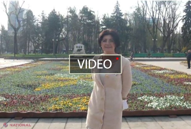 VIDEO // Un covor din FLORI, care a costat Primăria Chișinău 1,8 milioane de lei, a fost așternut în Scuarul Catedralei. Silvia Radu: „Este ideea mea, e un DAR pentru chișinăueni”