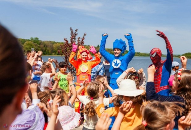 FOTO // Mega PETRECERE pentru copii, competiții și un picnic în aer liber de 1 MAI la Orhei