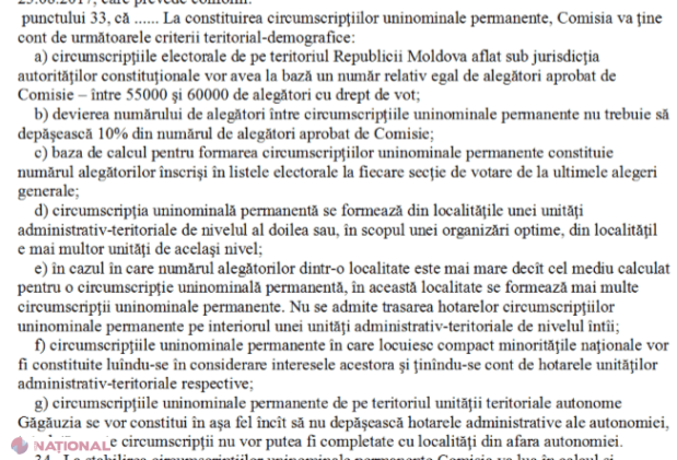 INFOGRAFIC // Satele din R. Moldova care ar putea fi incluse în primele 17 circumscripții uninominale: Și câte trei raioane într-o circumscripție